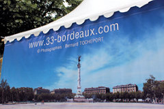 Panoramique place des Quinconces aux Epicuriales Bordeaux 2009