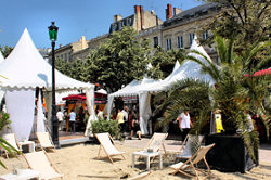 Ambiance Bordeaux plage aux Epicuriales Bordeaux 2009 | photo 33-bordeaux.com