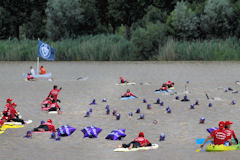 Nageurs de la traversée de la Garonne