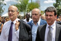 Bordeaux fête le vin 2012 : Le Ministre de l'Intérieur avec le Maire de Bordeaux