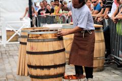 Bordeaux fête le vin 2014 : Fabrication d'une barrique