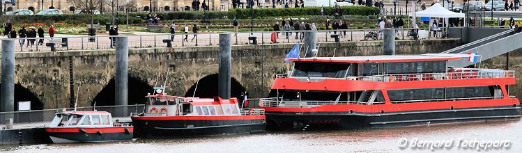 Silnet, Sardane et Sicambre bateaux Bordeaux River Cruise