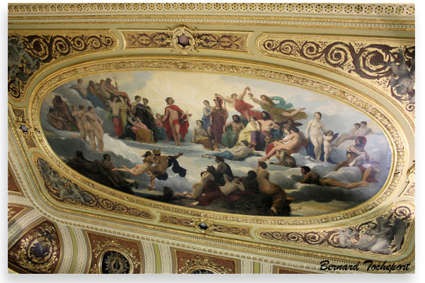 Opéra de Bordeaux plafond de William Bouguereau après restauration | Photo 33-bordeaux.com