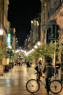 Rue Sainte Catherine : ambiance nocturne -  photo 33-bordeaux.com