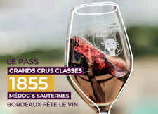 Pass Dégustaion Bordeaux Grands crus classés 1855