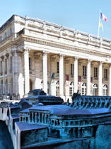 Bordeaux plan relief place de la Comédie