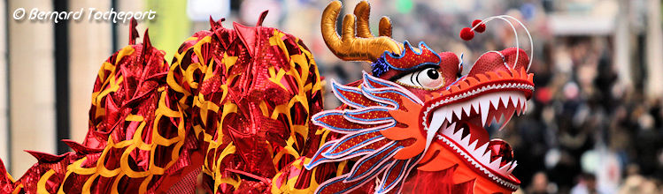 Dragon nouvel an Chinois Bordeaux 2020 | Photo Bernard Tocheport