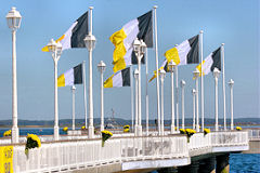 Arcachon -  jetée Thiers au couleurs de la fête de la mer