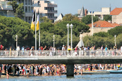 Arcachon - la foule des grands jours pour la fête du 15 aout