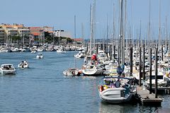 Arcachon - vue sur le port de plaisance