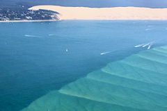 Centenaire Aviation ANDERNOS vue aérienne de la dune du Pyla | Photo Bernard Tocheport