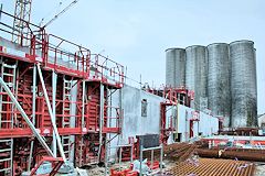 Bassins à Flot immeuble en construction devant les silos -  photo 33-bordeaux.com