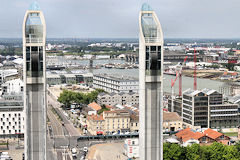 Vue générale des Bassins à flot à Bordeaux | Photo Bernard Tocheport