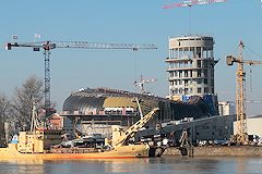 La Cité de la Civilisation du Vin vue depuis la Garonne  -  photo 33-bordeaux.com