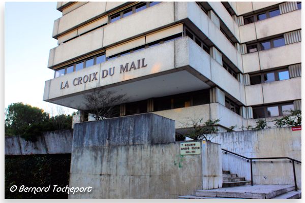 Immeuble La Croix du Mail et Square Lhote : 33-bordeaux.com
