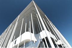 Perspective sur l'entrée E du Grand Stade -  photo 33-bordeaux.com