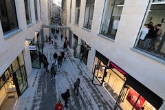 Promenade Sainte Catherine vue depuis le second niveau |   photo 33-bordeaux.com