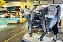 Cow Parade Bordeaux : vache La Messagère, marché des Capucins