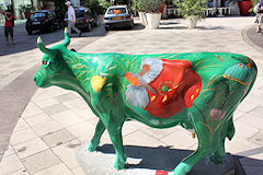 Cow Parade de Bordeaux : Biodiversity Cow, Cité Mondiale