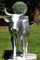 Cow Parade Bordeaux : Botanic Cow, Château LA LAGUNE, Ludon Médoc