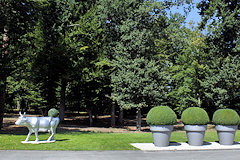 Cow Parade Bordeaux : Botanic Cow, Château LA LAGUNE, Ludon Médoc