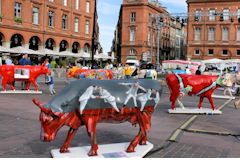 Cow Parade Toulouse place du Capitole