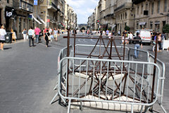 Cow Parade de Bordeaux : vache Classicow' I Music, cours de l'Intendance