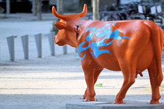 Cow Parade de Bordeaux : la vache de la CUB