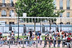 Le parcours de Zilvinas Kempinas vu depuis la Garonne | Photo Bernard Tocheport