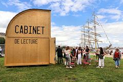 Bordeaux le cabinet de lecture de Konstantin Grcic | Photo Bernard Tocheport