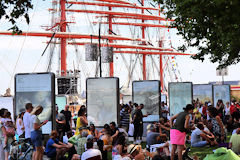 Bordeaux exposition Les bateaux de la Liberté à la Fête du fleuve 2019 | Photo Bernard Tocheport