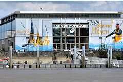 Bordeaux Solitaire du Figaro : habillage de la Banque Populaire