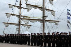 Parade des marins du Cuauhtémoc