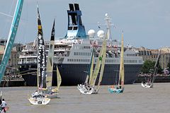 Solitaire du Figaro : départ du prologue Bordeaux Pauillac