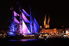 La Parade des Héros arrivée du Belem à Bordeaux Fête du fleuve 2015