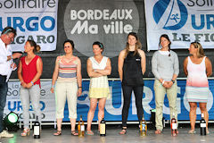 6 concurrentes féminines engagées dans la Solitaire du Figaro 2017 | Photo Bernard Tocheport