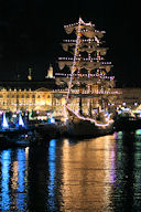 Nuit colorée pourla Garonne, le Cuauhtémoc et la Bourse 