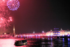 Bordeaux fête du fleuve - spectacle pyrotechnique | photo 33-bordeaux.com