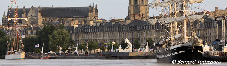 Le Belem et la Belle Poule à la fête du fleuve