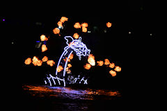 Bordeaux les Feux du Dragon spectacle pyrotechnique Groupe F | Photo Bernard Tocheport