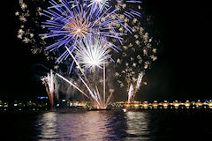 Bordeaux les Feux du Dragon spectacle pyrotechnique Groupe F | Photo Bernard Tocheport