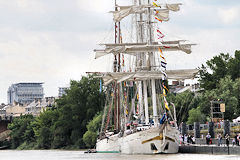 Figure de proue du Morgenster lors de la Tall Ship Regatta à Bordeaux | Photo Bernard Tocheport