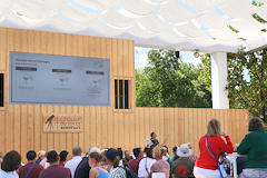 Pavillon de l'Ecole du Vin à Bordeaux Fête le Vin 2022 | Photo Bernard Tocheport