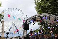 Scène musicale à Bordeaux Fête le Vin 2022 | Photo Bernard Tocheport