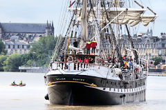 Arrivée du Belem à Bordeaux Fête le Vin 2023 | Photo Bernard Tocheport