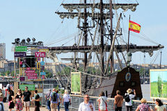 Voilier El Galeon à Bordeaux Fête le Vin 2023 | Photo Bernard Tocheport