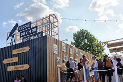 Pavillon de l'Ecole du vin de Bordeaux 2023 | Photo Bernard Tocheport