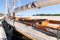 Pont du voilier Pen Duick à Bordeaux Fête le Vin 2023 | Photo Bernard Tocheport