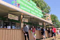 Pavillon les Côtes à Bordeaux Fête le Vin 2023 | Photo Bernard Tocheport