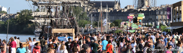 Fréquentation Bordeaux Fête du Vin 2023 | Photo Bernard Tocheport